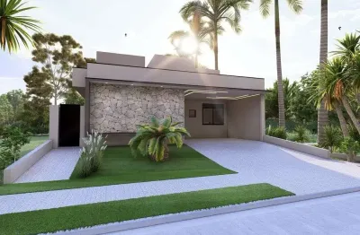 Casa terrea com piscina - residencial club santorini - paulinia - sp