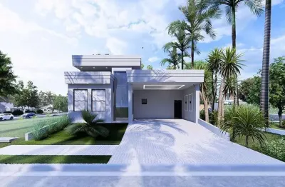 Casa térrea a venda com piscina - residencial santorini - paulínia - sp