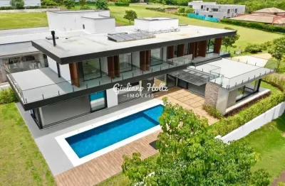 Casa para venda em porto feliz, fazenda alvorada, 6 dormitórios, 6 suítes, 8 banheiros, 4 vagas