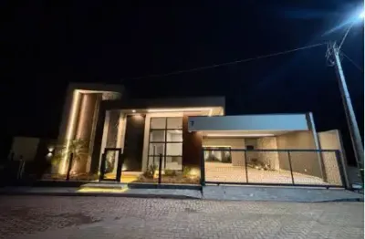 Casa moderna 4 quartos c/suite lazer comp. rua 6 vicente pires