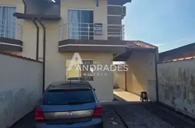 Sobrado 2 dorm, c/ edícula nos fundos, barra do aririu / vila nova. r$ 430 mil.