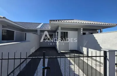 Casa geminada com 40m² terreno nos fundos, guarda do cubatão palhoça.