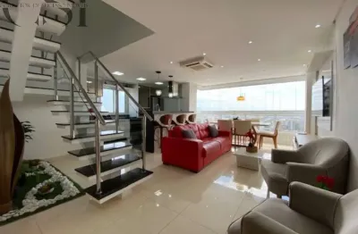 Apartamento de luxo com 3 suítes e 2 vagas de garagem no maracanã, praia grande-sp - 143m²