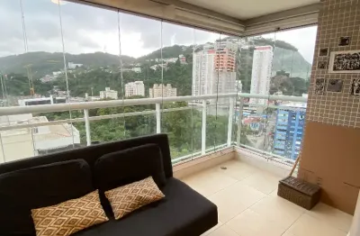 Lindo apartamento , 03 dormitórios com área de lazer completa , à meia quadra da praia com vista pro orquidário