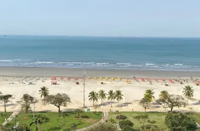 Lindo apartamento com vista pro mar, 03 dormitórios, 02 vagas, proximo dó orquidario .
