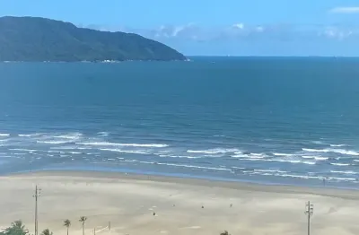 Lindo apartamento com vista para o mar, 03 dormitórios, sendo 02 suítes, varanda gourmet, 02 vagas de garagem, prédio com área de lazer completa.