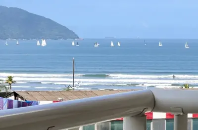 Lindo apartamento com vista pro mar, sendo 03 dormitórios, 01 suite, varanda gourmet, 02 vagas de garagem, com área de lazer completa