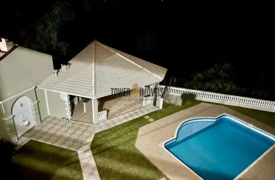 Casa em condomínio fechado com 4 quartos à venda na rua pompéia, s/n, condomínio estância marambaia, vinhedo, 680 m2 por r$ 3.200.000