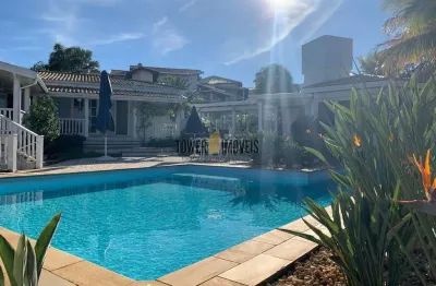 Casa em condomínio fechado com 6 quartos à venda na estrada do jequitibá, 1750, condomínio moinho do vento, valinhos, 600 m2 por r$ 2.400.000