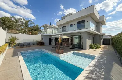 Casa em condomínio fechado com 4 quartos à venda na estrada engenheiro paulo de campos fessel, 351, condomínio residencial querência, valinhos, 360 m2 por r$ 5.000.000