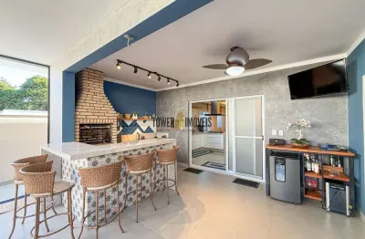 Casa em condomínio fechado com 3 quartos à venda na estrada municipal do roncáglia, 950, residencial são domingos, valinhos, 190 m2 por r$ 1.350.000