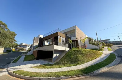 Casa em condomínio fechado com 3 quartos à venda na rua joão ubiali, 588, chácaras silvania, valinhos, 270 m2 por r$ 2.850.000