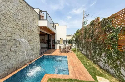 Casa em condomínio fechado com 3 quartos à venda na estrada municipal do roncáglia, 1090, residencial mont' alcino, valinhos, 240 m2 por r$ 2.550.000