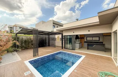 Casa em condomínio fechado com 3 quartos à venda na estrada municipal do roncáglia, 1090, residencial mont' alcino, valinhos, 222 m2 por r$ 1.750.000