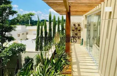 Casa em condomínio fechado com 4 quartos à venda na rua paiquere, 629, loteamento reserva das palmeiras, valinhos, 500 m2 por r$ 3.500.000