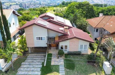 Casa em condomínio fechado com 4 quartos à venda na estrada do jequitibá, 1750, condomínio moinho do vento, valinhos, 450 m2 por r$ 2.650.000