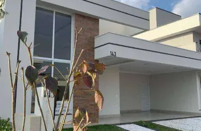 Casa com 3 dormitórios à venda, 180 m² por r$ 1.580.000,00 - condomínio residencial royal garden - paulínia/sp