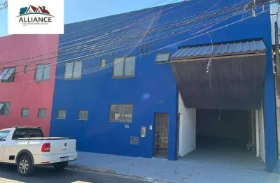 Galpão para alugar, 345 m² por r$ 9.130,00/mês - parque da figueira - paulínia/sp