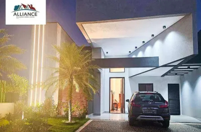Casa com 3 dormitórios à venda, 193 m² por r$ 1.990.000,00 - santorini residencial club - paulínia/sp