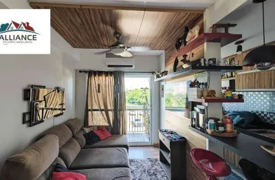 Apartamento com 2 dormitórios à venda, 58 m² por r$ 480.000,00 - residencial premiere morumbi - paulínia/sp