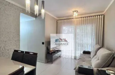 Apartamento com 3 dormitórios para alugar, 81 m² por r$ 3.560,00/mês - premiere morumbi - paulínia/sp