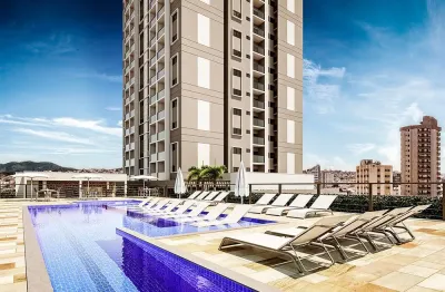 Apartamento com 1 dormitório para alugar, 53 m² por R$ 3.856/mês - Centro - Pouso Alegre/MG