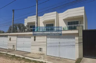 Casa para venda em araruama, iguabinha, 2 dormitórios, 1 suíte, 3 banheiros, 1 vaga