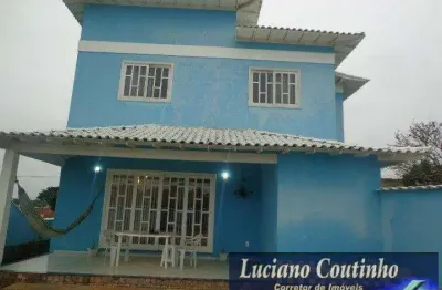 Casa em Condomínio para Venda em Araruama, Ponte dos Leites, 3 dormitórios, 1 suíte, 2 banheiros, 2 vagas