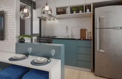 Apartamento pronto para morar, com 2 dormitórios, varanda gourmet, suíte e vaga.