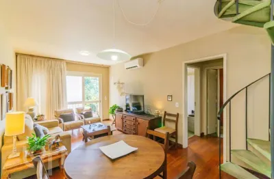 Cobertura à venda no jardim botânico com 2 dormitórios e ampla área externa