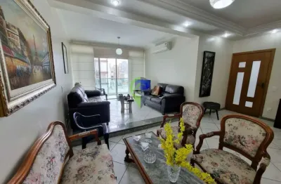 Apartamento com 3 dormitórios e 135m² à venda - gonzaga - santos/sp