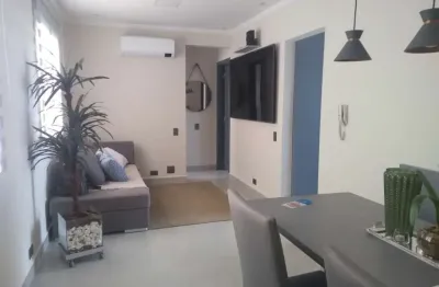 Apartamento  frente ao mar região nobre da cidade com 01 suíte em santos
