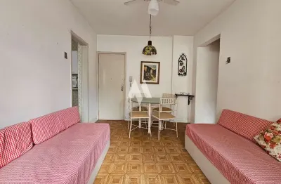 Apartamento com 1 dormitório à venda, 45 m² no boqueirão - santos/sp