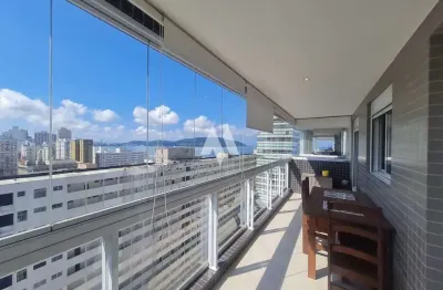 Apartamento  vista mar á venda em santos  - 2 dormitórios , 73 m²  - gonzaga - santos/sp