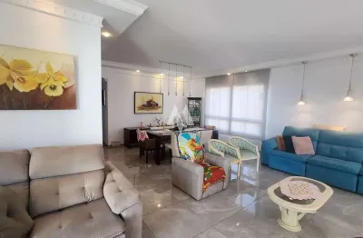 Apartamento 189 metros, 1 por andar 3 suítes, 3 vagas, mobiliado