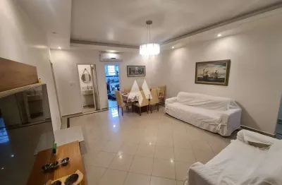Apartamento na segunda quadra da praia em santos | 136m² | 3 quartos | elevador privativo | boqueirão