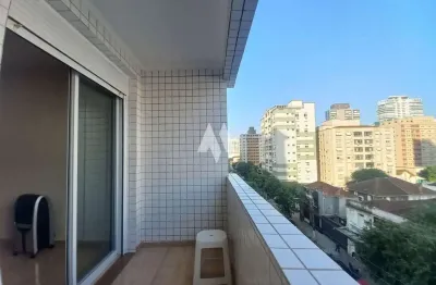 Apartamento 3 quartos à venda 2 quadras da praia no gonzaga - santos/sp