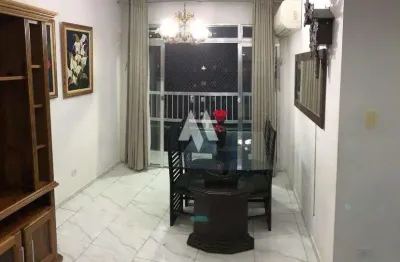 Apartamento gonzaguinha são vicente, 85m² com 2 dorms, varanda, vaga!