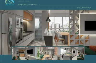 Apartamentos à venda 1 ou 2 suítes - novos - campo grande - santos - sp