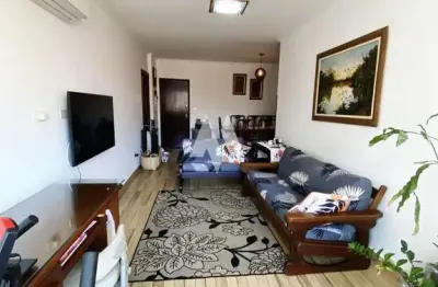 Apartamento de 2 quartos,dependência, 1 vaga  - campo grande/santos