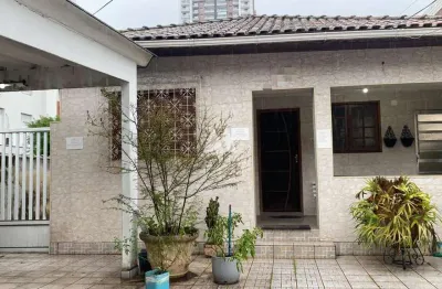 Casa  térrea com edícula á venda em aparecida, santos/sp