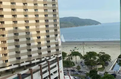 Apartamento 1 por andar à venda com 4 dormitórios e vista para o mar no boqueirão de santos/sp
