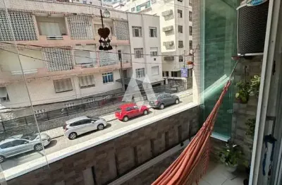 Apartamento para venda em santos, pompéia, 02 dormitórios, 01 suíte