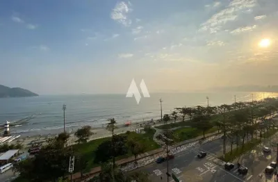 Apartamento padrão de 3 dormitórios sendo 2 suítes frente mar na aparecida