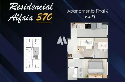 Apartamentos à venda em construção com 1 dormitório e lazer no bairro embaré em santos/sp