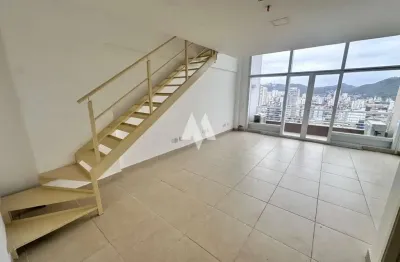 Sala comercial à venda na avenida senador feijó, vila mathias, santos, 121 m2 por r$ 530.000