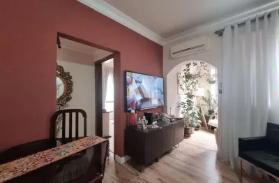 Apartamento de 2 dormitórios com varanda à venda no embaré em santos