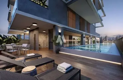 Apartamento 1 dormitório com lazer completo à venda ponta da praia santos