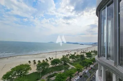 Apartamento com vista mar à venda com 2 dormitórios, sendo 1 suíte no boqueirão em santos/sp