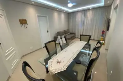 Apartamento à venda com 2 dormitórios todo reformado e de frente no bairro campo grande em santos/sp